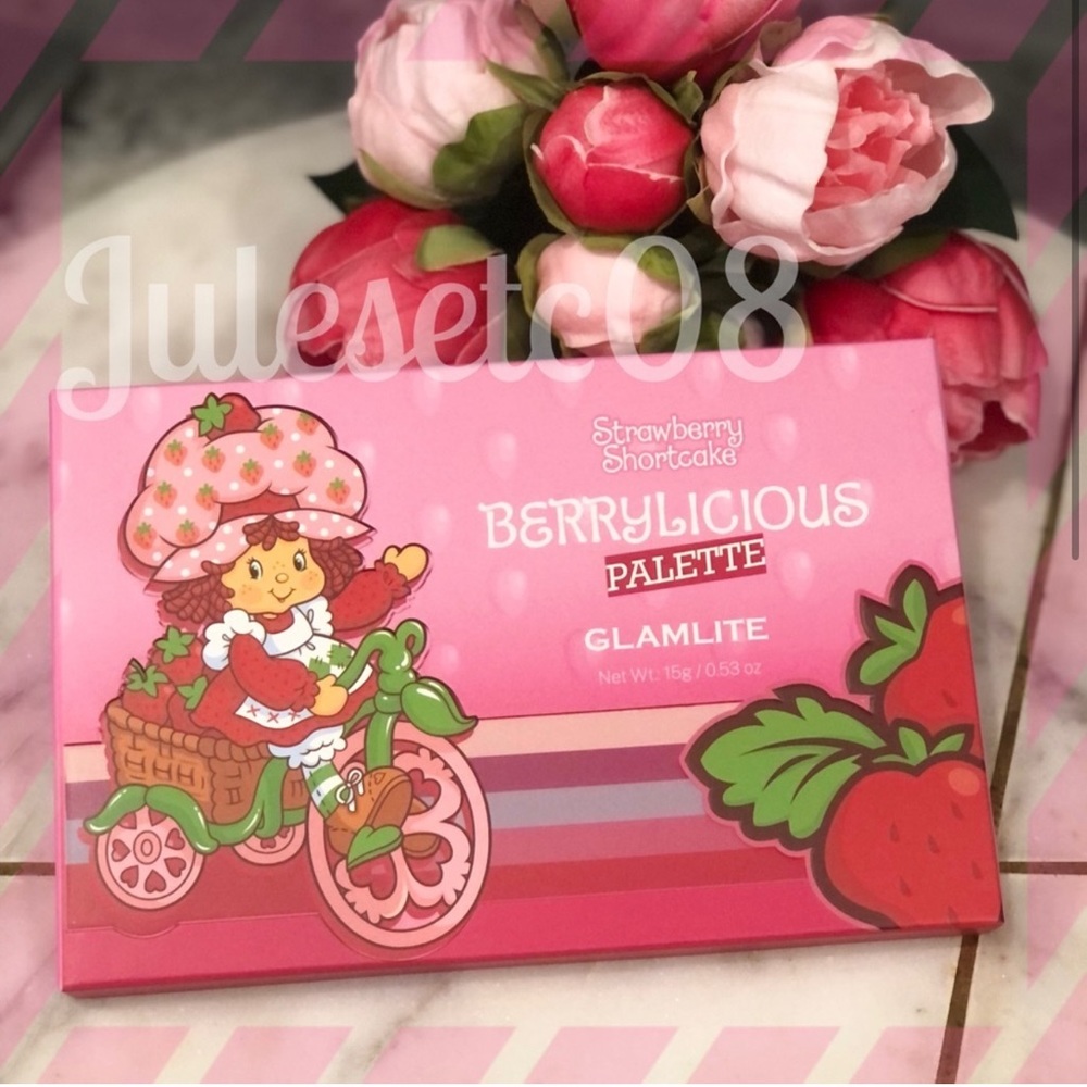 🍓NIB🍓 Glamlite Strawberry Shortcake Eyeshadow Palette Berrylicious Ltd Edition